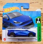 NOVÝ Hot Wheels Tesla Model Y Hotwheels 2024 modrý blistr angličák