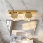 REA - Nástěnné svítidlo LED APP1937-2W GOLD OSW-66071
