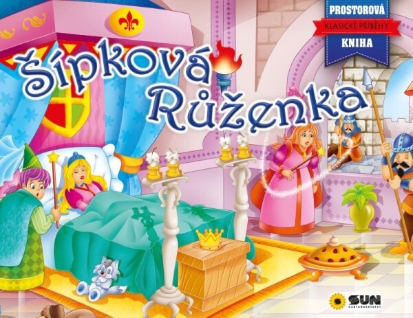 Šípková Růženka Prostorová kniha