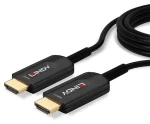 Lindy černá / HDMI kabel / 20 m / HDMI 2.1 / 8K / optický hybrid / ARC (38382)