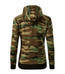 Camo Zipper mikina dámská camouflage brown L