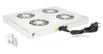Equip Ventilační jednotka 19" světle šedá / Ventilátor / 4x 12 cm / 1U / 240 V (EZF-4-G)