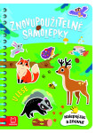 Znovupoužitelné samolepky V lese - Agnieszka Bator