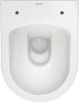 DURAVIT - ME by Starck Závěsné WC, Rimless, HygieneGlaze, matná bílá 253009AC00