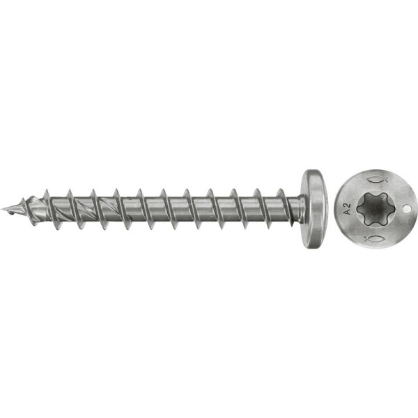 Fischer 574101 šrouby do dřevotřísky 4.5 mm 40 mm TX Nerezová ocel 200 ks