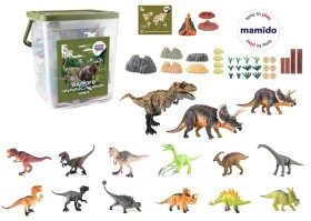 Mamido Velká sada dinosaurů v boxu Dinosaur Chapter XL 50 dílů