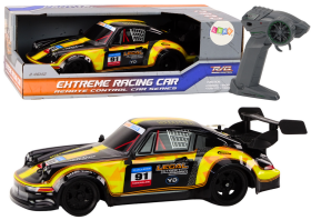 Mamido RC Auto na dálkové ovládání 1:16 gumové kola drift žluté