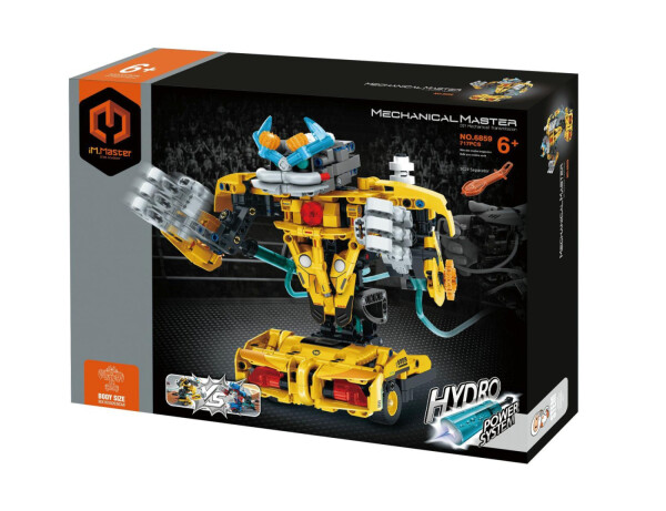 Stavebnice hydraulický bojový robot 717 dílků