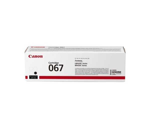 Canon TONER 067 černá pro i-SENSYS LBP631Cw, LBP633Cdwa, MF651Cw, MF655Cdw, MF657Cdw (1350 str.) EDF_1002693