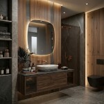 REA - Zrcadlo LED 70x70cm TOP HOM-01519