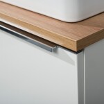 Mereo Mailo, koupelnová skříňka 101 cm, dub Riviera, chrom madlo CN522S