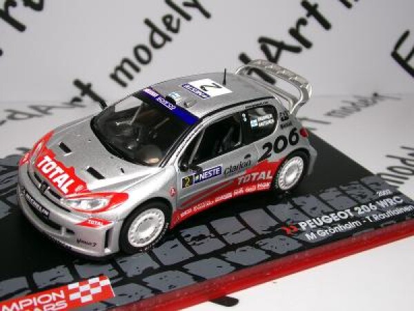 33/23 Rally - PEUGEOT 206 WRC Grönholm Champion Rally2002- ALTAYA 1:43