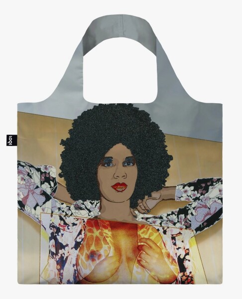 Skládací nákupní taška LOQI MICKALENE THOMAS Portrait of Maya No. 10