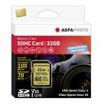 AgfaPhoto SDHC Professional 32GB / R:100 MB/s / W:70 MB/s / Class V30 (10605)