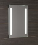 AQUALINE - Zrcadlo s LED osvětlením 50x70cm, kolébkový vypínač ATH5