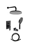 Sprchový systém SAT B-Way včetně podomítkového tělesa černá SATBPSETBW2 SATBPSETBW2