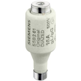 Siemens 5SB231 sada pojistek Velikost pojistky = DII 6 A 500 V DC/AC 25 ks