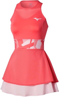 Mizuno Daybreakers Dress W Dámské šaty Calypso Coral - Tenisové šaty Mizuno Daybreakers Dress 62GHC70061 Velikost textilu: XL