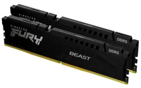 Kingston FURY Beast Black 32GB (2x 16GB) 6000MHz / DDR5 / CL36 / DIMM / 1.35V / EXPO (KF560C36BBE2K2-32)