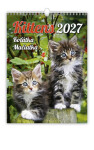 Kalendář nástěnný 2027 - Kittens/Koťátka/Mačičky