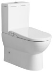 SAPHO - JALTA WC kombi s funkcí bidetu Clean Star, Rimless, spodní/zadní odpad, bílá LB402-1