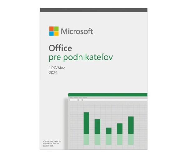 Microsoft Office 2024 pre domácnosti a podnikateľov SK krabicová verzia EP2-06684 nová licencia EDF_27994