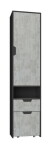 FRONTI Regál NANO NA3 grafit + enigma