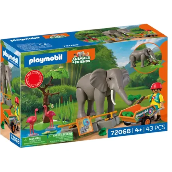 Playmobil® 72068 Slon s ošetřovatelem