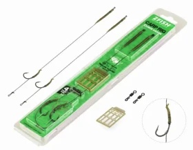 Zfish Návazec Curve Shank Carp Rig 20cm 25lb Velikost 6 2ks (ZF-5988)