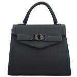 Módní dámská koženková kabelka do ruky Ember, tmavě modrá