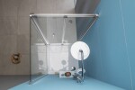 POLYSAN - EASY LINE obdélníkový sprchový kout 900x1000, skládací dveře, L/P varianta, čiré sklo EL1990EL3415