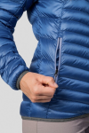 Dámská péřová bunda Hannah Ary dazzling blue stripe