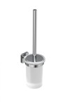 KLUDI - Vela S WC štětka nástěnná s držákem, sklo/chrom 2597405
