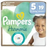 Pampers Harmonie Junior 11-16 kg (19 ks) / plenkové kalhotky / velikost 5 (11-16 kg ) (8700216668767)