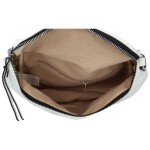Módní dámská koženková ledvinka/crossbody André, bílá
