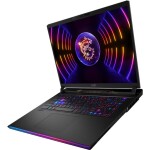 MSI Raider GE78 HX 14VHG černá / 17" QHD+ / i9-14900HX 2.2GHz / 32GB RAM / 2TB SSD / Nvidia GeForce RTX 4080 12GB / W11H (9S7-17S151-822)