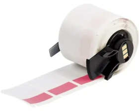 Brady Samolaminující vinylové štítky červené / Štítky do tiskárny / Vinyl / pro M610 / 25,4 × 38,1 mm / 250 ks/role (M6-31-427-RD)