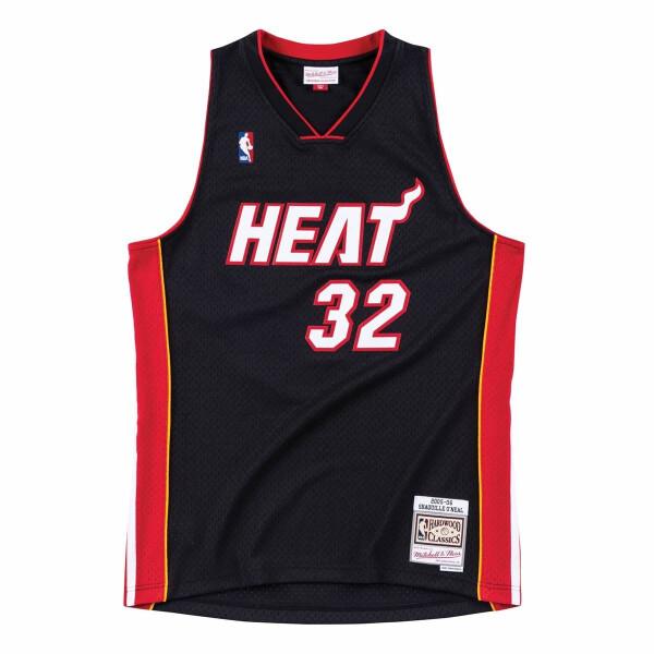 Mitchell & Ness Pánský dres Miami Heat NBA Shaquille O'Neal #32 Road Swingman - Černá Velikost: M