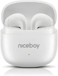 Niceboy Beans 5 POP bílá / Bezdrátová sluchátka do uší / mikrofon / Bluetooth / IPX4 (100002204375)
