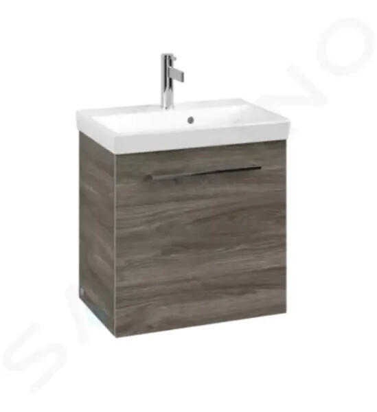 VILLEROY & BOCH - Avento Umyvadlová skříňka, 530x514x352 mm, 1 dvířka, Stone Oak A88800RK