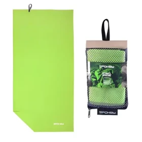 Spokey SIROCCO M zelený / Rychleschnoucí ručník / 40 x 80 cm / odnímatelná spona (5902693249948)