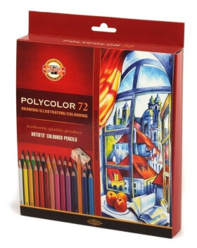Koh-i-noor souprava uměleckých pastelek POLYCOLOR 72 ks