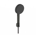 HANSGROHE - Raindance Alive Select S Set sprchové hlavice, držáku a hadice, 3 proudy, EcoSmart, kartáčovaný černý chrom 24611340