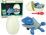 Mamido Konstrukční dinosaurus Mosasaur modrý