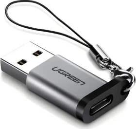 Ugreen US276 šedá / Adaptér / USB-A - USB-C / hliník (50533B)