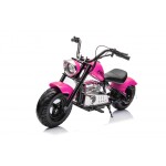 Mamido Dětská elektrická motorka Chopper Warrior 36V růžová