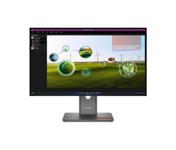LENOVO LCD P27Q-40 - 27",IPS,matný,16:9,2560x1440,178/178,4ms,350cd/m2,1500:1,HDMI,DP,USB-C,USB Hub,VESA,Pivot EDF_805631