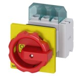 červená, žlutá 3pólový 16 mm² 25 A 1 spínací kontakt, 1 rozpínací kontakt 690 V/AC Siemens 3LD21541TP53