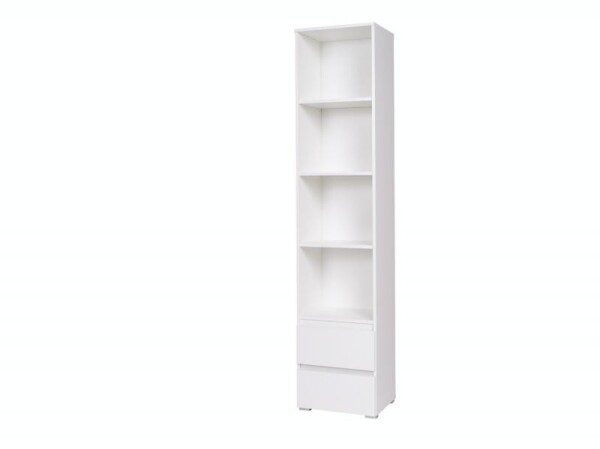Policový regál Cosmo C1 Barva korpusu: Bílá, Rozměry: 45 cm