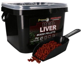 Starbaits Peletky Mixed Pellets 2kg - Red Liver,Starbaits Peletky Mixed Pellets 2kg - Red Liver